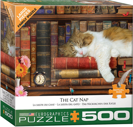Puzzle: Family Oversize Puzzles - The Cat Nap - for just $16.99! 