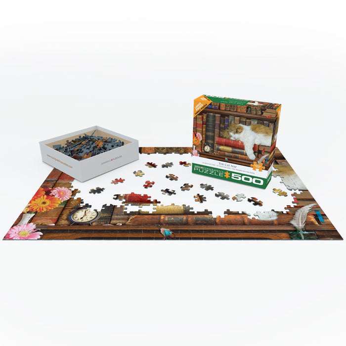 Puzzle: Family Oversize Puzzles - The Cat Nap - for just $16.99! 