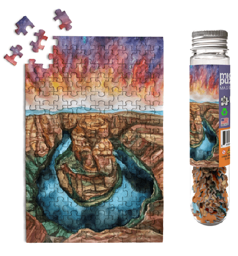 Artists - Kendra VanDruff Horseshoe Bend Micro Puzzle - for just $9.99! 