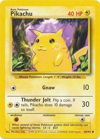Pikachu (58/102) [Base Set Unlimited] - for just $2.65! 