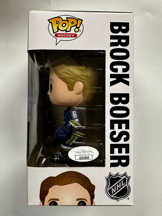 Brock Boeser Signed NHL Hockey Vancouver Canucks Funko Pop! #28 With JSA COA - for just $130! 