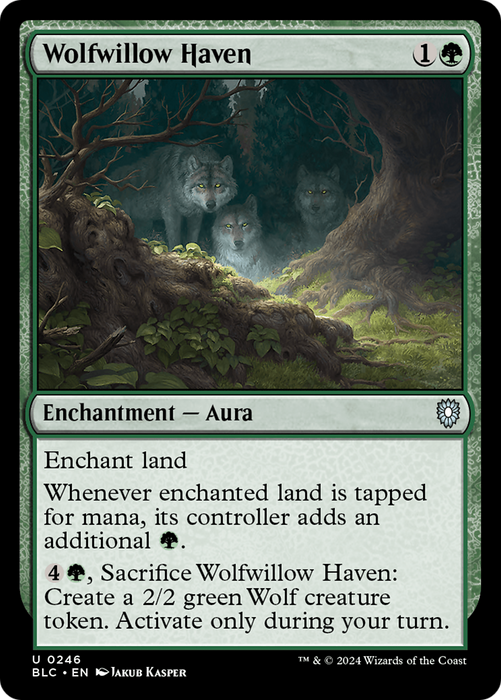 Wolfwillow Haven (BLC-246) - Bloomburrow Commander - for just $0.06! 