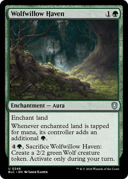 Wolfwillow Haven (BLC-246) - Bloomburrow Commander - for just $0.06! 