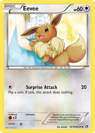 Eevee RC14/RC25 - Legendary Treasures Radiant Collection Holofoil - for just $6.68! 