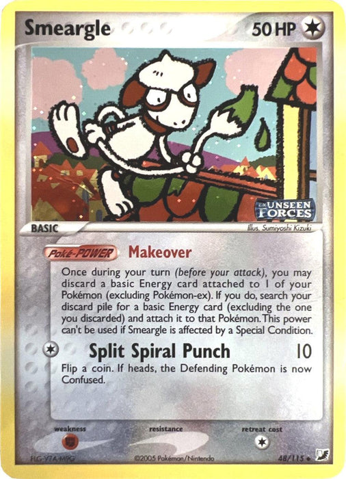 Smeargle (48/115) (Stamped) [EX: Unseen Forces] - for just $18.80! 