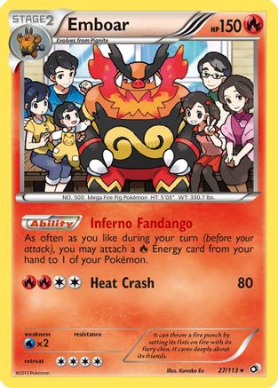 Emboar 027/113 - Legendary Treasures Holofoil - for just $6.29! 