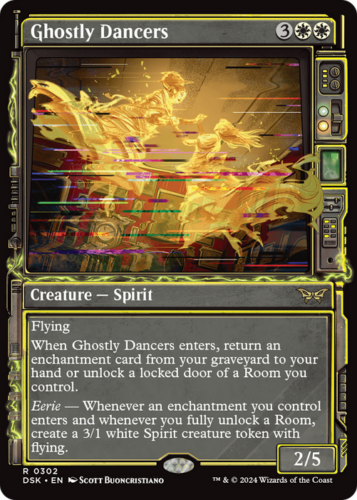 Ghostly Dancers (DSK-302) - Duskmourn: House of Horror: (Showcase) - for just $0.11! 