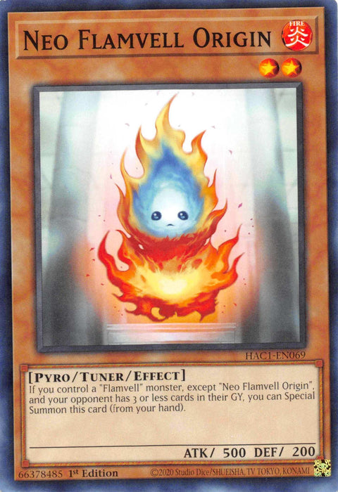 Neo Flamvell Origin [HAC1-EN069] Common - for just $0.10! 