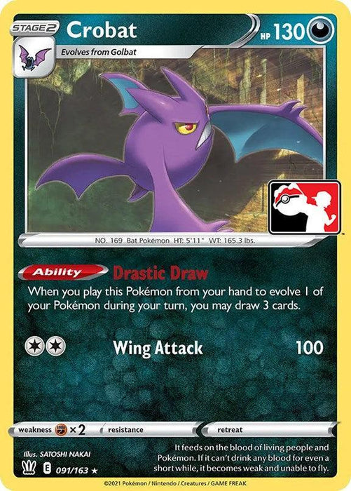 Crobat (091/163) [Prize Pack Series One] - for just $0.20! 
