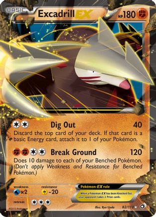 Excadrill EX 082/113 - Legendary Treasures Holofoil - for just $1.52! 