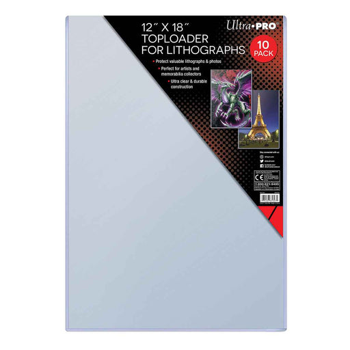 12" x 18" Lithograph TOPLOADER® Sleeves (10ct) - for just $40.99! 