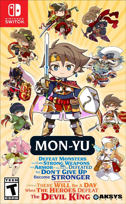 Mon-Yu: Defeat Monsters And Gain Strong Weapons And Armor. You May Be Defeated, But Don’t Give Up. Become Stronger. I Believe There Will Be A Day When The Heroes Defeat The Devil King (Nintendo Switch) - Just $0! Shop now at Retro Gaming of Denver