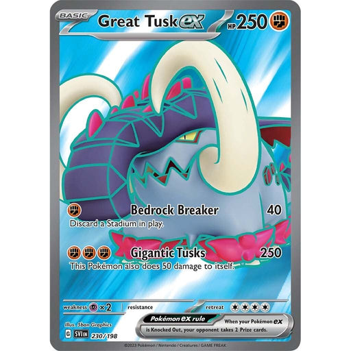 Great Tusk ex (230/198) [Scarlet & Violet: Base Set] - Just $0.70! Shop now at Retro Gaming of Denver