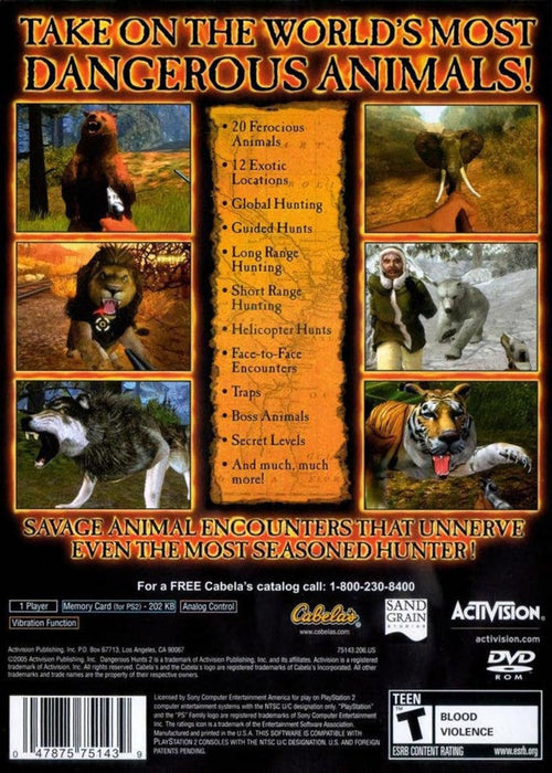 Cabela's Dangerous Hunts 2 – PlayStation 2 (PS2) - for just $5.99! 