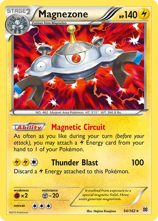 Magnezone (54/162) (Theme Deck Exclusive) [XY: BREAKthrough] - Just $0.07! Shop now at Retro Gaming of Denver