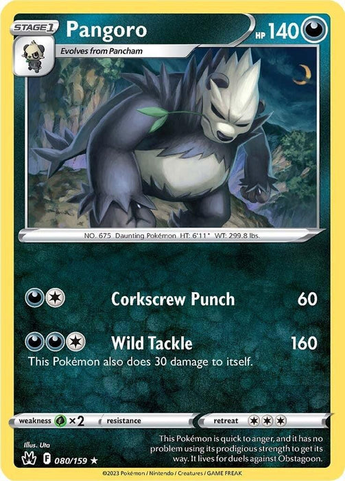 Pangoro (080/159) [Sword & Shield: Crown Zenith] - for just $0.10! 