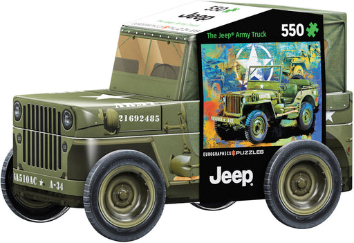 Puzzle: Military Jeep Tin - for just $23.99! 