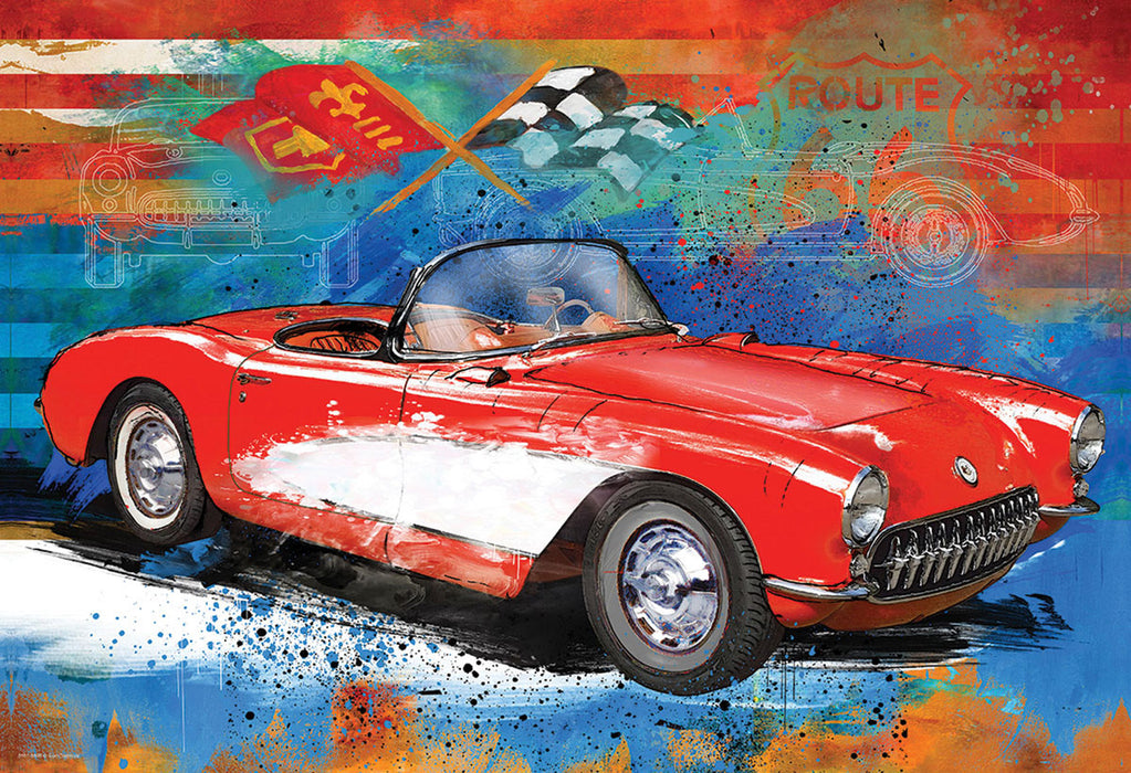 Puzzle: Corvette Cruising Tin - for just $23.99! 