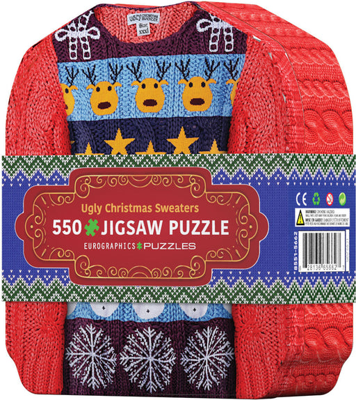 Puzzle: Ugly Christmas Sweaters Tin - for just $23.99! 