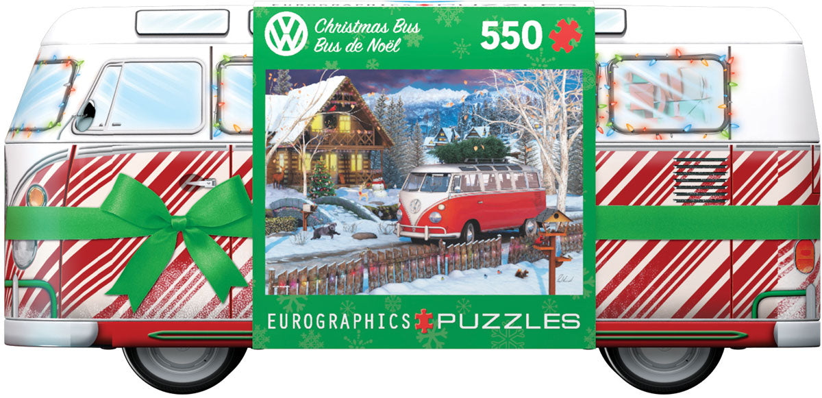 Puzzle: VW Christmas Bus Tin - for just $23.99! 