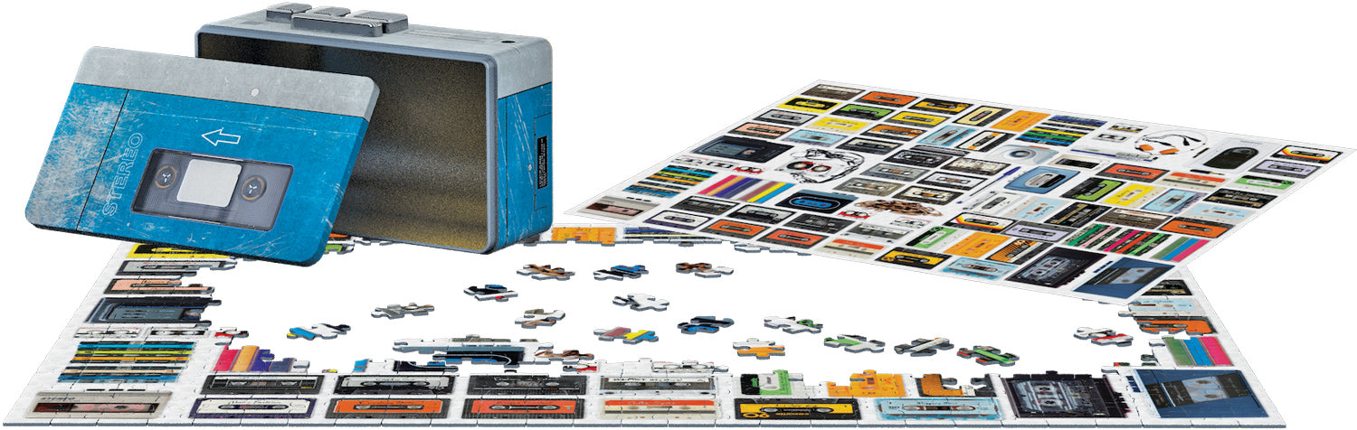 Puzzle: Cassette Player Shaped Tin - for just $23.99! 