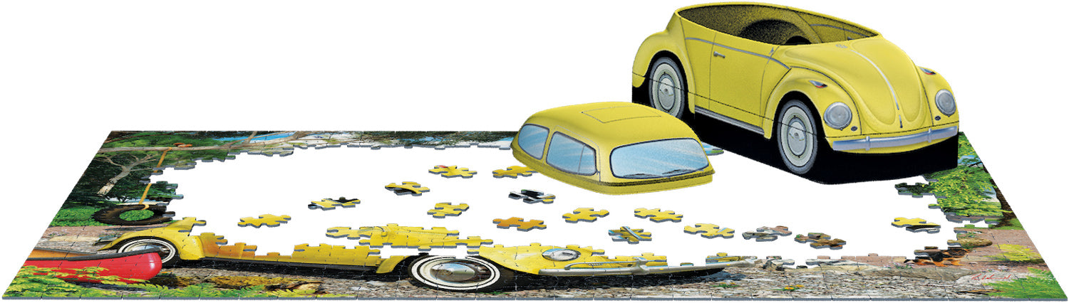 Puzzle: VW Beetle Camping Shaped Tin - for just $23.99! 