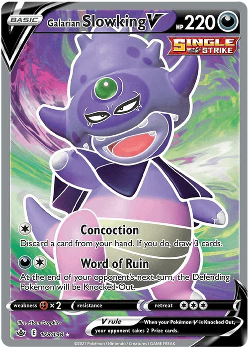 Galarian Slowking V (178/198) [Sword & Shield: Chilling Reign] - for just $2.05! 