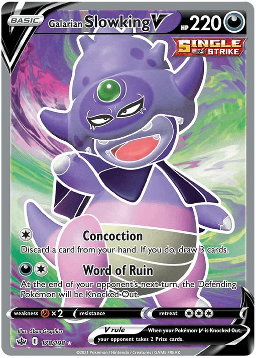 Galarian Slowking V (178/198) [Sword & Shield: Chilling Reign] - for just $2.05! 