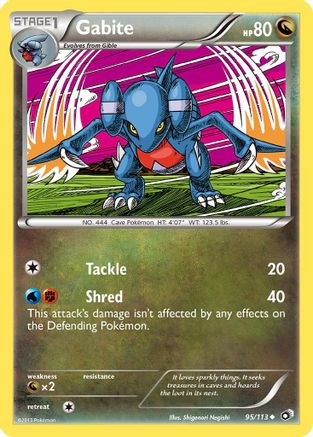 Gabite 095/113 - Legendary Treasures Reverse Holofoil - for just $0.82! 