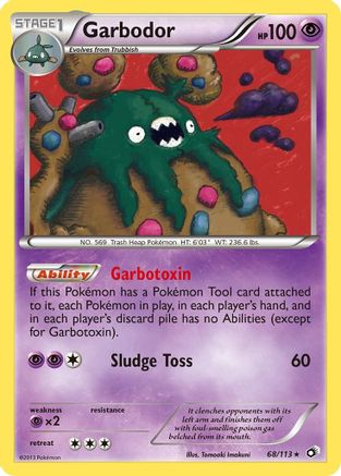 Garbodor 068/113 - Legendary Treasures Reverse Holofoil - for just $1.64! 
