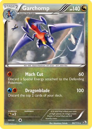 Garchomp 096/113 - Legendary Treasures Reverse Holofoil - for just $2! 