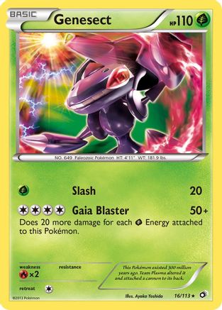 Genesect 016/113 - Legendary Treasures Reverse Holofoil - for just $0.69! 
