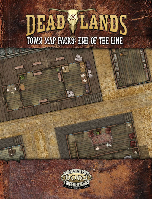 Savage Worlds RPG: Deadlands - Map Pack 3: End of the Line - for just $14.99! 