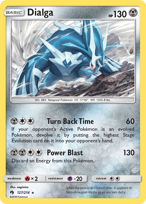 Dialga (127/214) [Sun & Moon: Lost Thunder] - for just $0.60! 