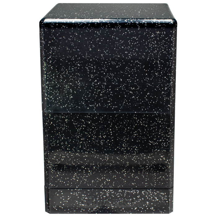 Ultra PRO: Satin Tower - Glitter Black - for just $0! 
