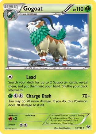 Gogoat 019/146 - XY Base Set Reverse Holofoil - for just $0.36! 
