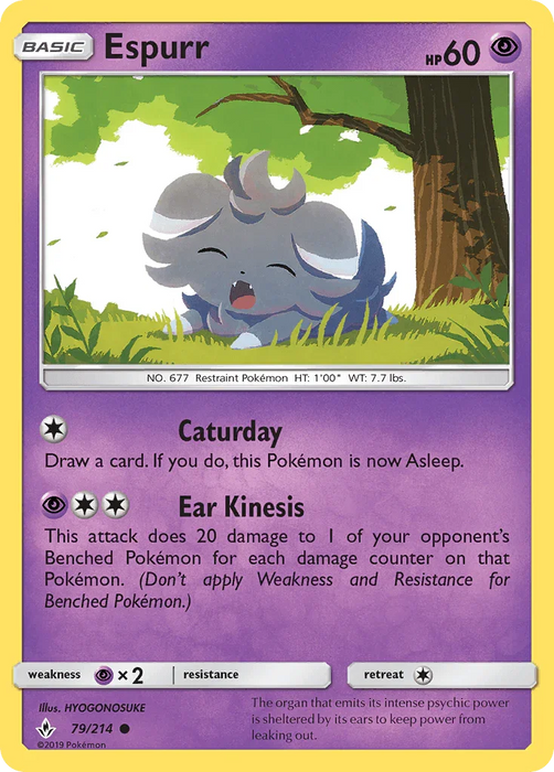 Espurr (79/214) [Sun & Moon: Unbroken Bonds] - for just $0.15! 
