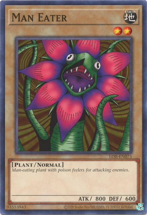 Man Eater (25th Anniversary) [LOB-EN075] Common - for just $0.10! 