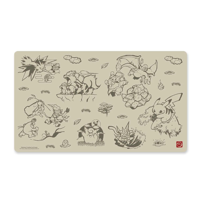 Playmat - Pikachu (Scroll Painting Style) - Just $0! Shop now at Retro Gaming of Denver