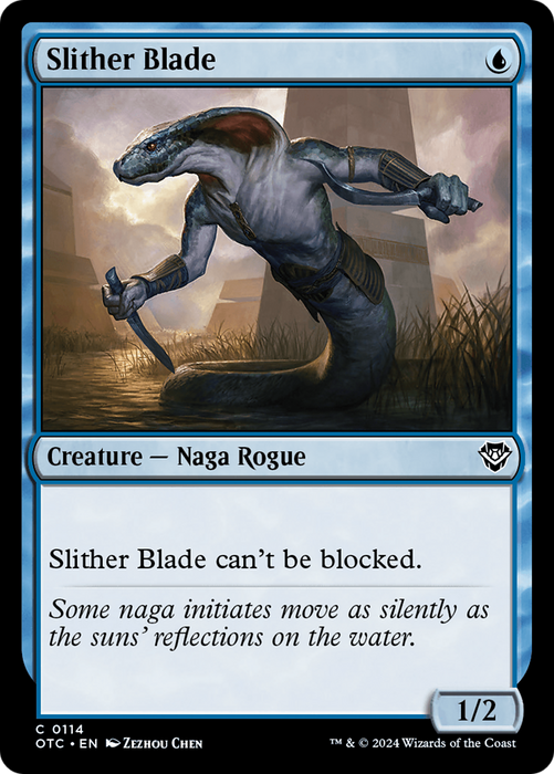 Slither Blade (OTC-114) - Outlaws of Thunder Junction Commander - for just $0.13! 