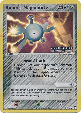 Holon's Magnemite (70/113) (Stamped) [EX: Delta Species] - for just $10! 