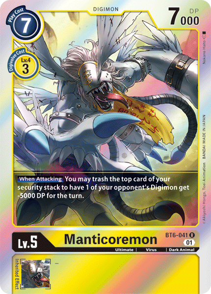 Manticoremon [BT6-041] [Double Diamond] - Just $0.09! Shop now at Retro Gaming of Denver