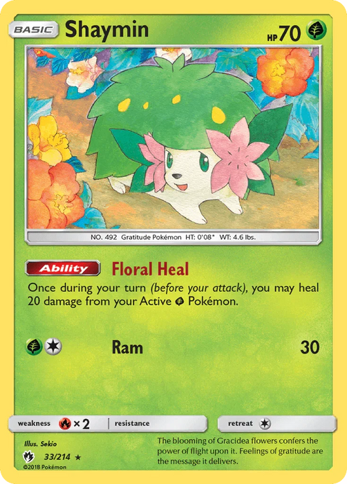 Shaymin (33/214) [Sun & Moon: Lost Thunder] - for just $1.05! 