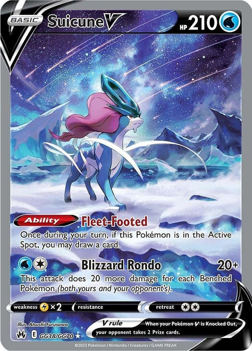 Suicune V (GG38/GG70) [Sword & Shield: Crown Zenith] - for just $24.30! 