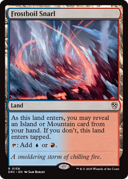 Frostboil Snarl (DRC-158) - Commander: Aetherdrift - for just $0.10! 