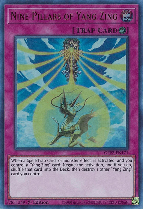 Nine Pillars of Yang Zing [GFP2-EN171] Ultra Rare - for just $0.10! 