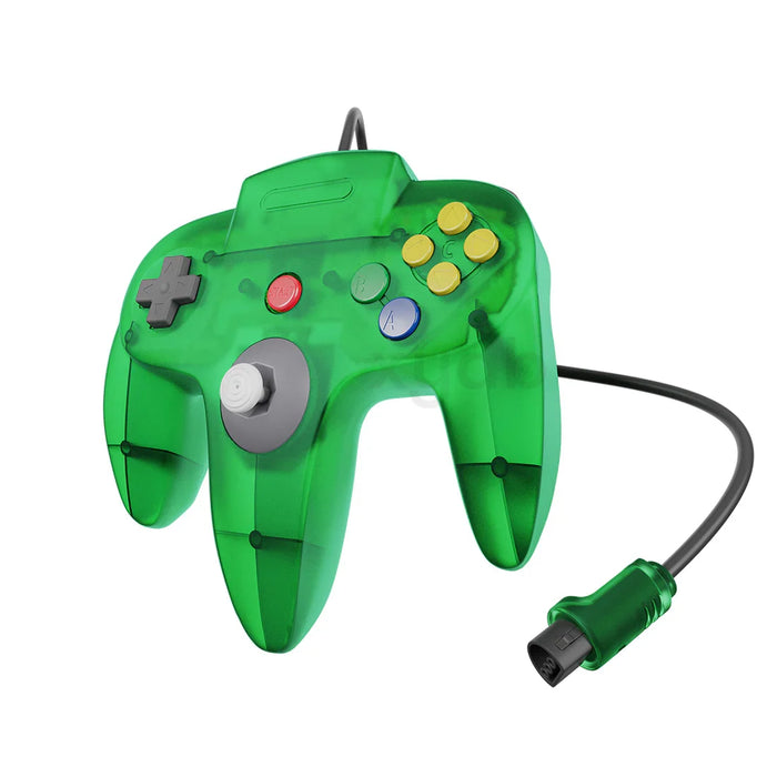 PROTO64 Wired Controller for Nintendo 64 (N64) [Crystal Jade] – Nintendo 64 Accessory (N64) - for just $19.99! 