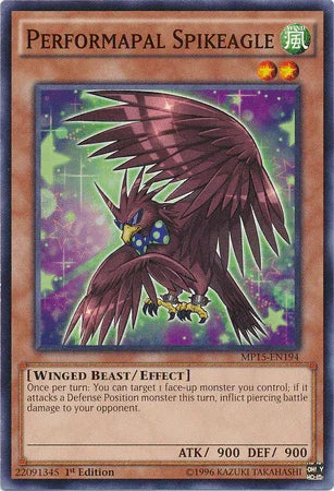Performapal Spikeagle [MP15-EN194] Common - for just $0.10! 