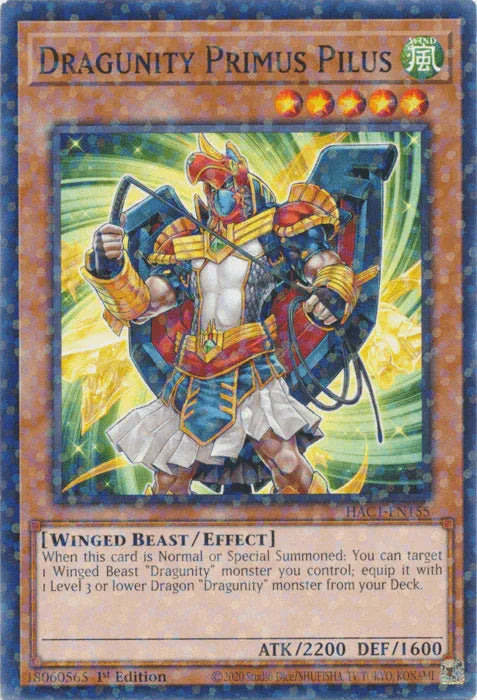 Dragunity Primus Pilus (Duel Terminal) [HAC1-EN155] Common - for just $0.15! 