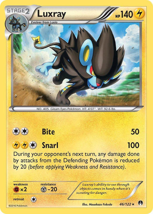 Luxray (46/122) (Cracked Ice Holo) [XY: BREAKpoint] - for just $1.90! 
